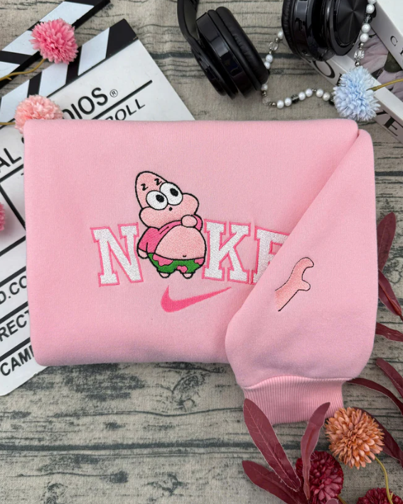 Spongebob Embroidered Crewneck & Hoodie