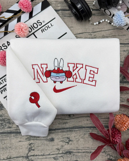 Spongebob Embroidered Crewneck & Hoodie